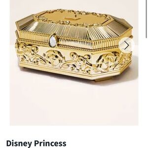 Bath & Body Works Gold Disney Princess Jewelry Box